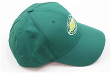 2017 Masters Green Circle Logo Performance Structure Hats w/Lt Yellow Dated Youth Size Caddy Hat
