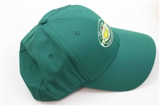 2017 Masters Green Circle Logo Performance Structure Hats w/Lt Yellow Dated Youth Size Caddy Hat