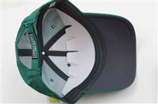 2017 Masters Green Circle Logo Performance Structure Hats w/Lt Yellow Dated Youth Size Caddy Hat