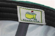 2017 Masters Green Circle Logo Performance Structure Hats w/Lt Yellow Dated Youth Size Caddy Hat
