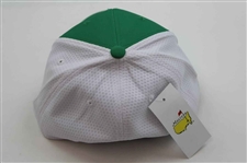 Masters Tournament Embroidered Logo Green w/White Mesh Performance Hat - New w/Tags