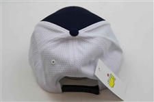 Masters Tournament Embroidered Logo Navy w/White Mesh Performance Hat - New w/Tags