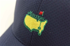 Masters Tournament Embroidered Yellow Logo Navy Mesh Performance Hat - New w/Tags