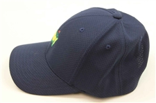 Masters Tournament Embroidered Yellow Logo Navy Mesh Performance Hat - New w/Tags