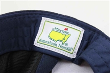 Masters Tournament Embroidered Yellow Logo Navy Mesh Performance Hat - New w/Tags