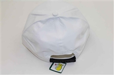 Masters Tournament Embroidered Yellow Logo White w/Green Dot Bill Mesh Performance Hat - New w/Tags