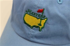 Masters Tournament Embroidered Yellow Logo Blue & White Caddy & Structure Hats