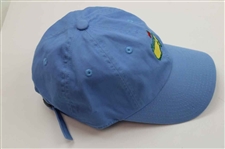 Masters Tournament Embroidered Yellow Logo Blue & White Caddy & Structure Hats