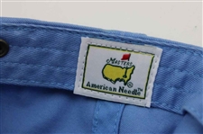 Masters Tournament Embroidered Yellow Logo Blue & White Caddy & Structure Hats