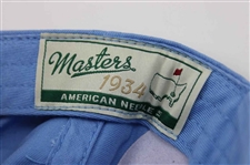 Masters Tournament Augusta National GC Green, Yellow & Blue 'Est. 1934' Caddy Hats - New w/Tags