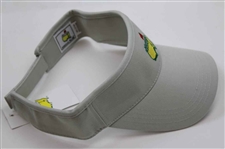 Masters Tournament Embroidered Yellow Logo Pine Green & Khaki Low Rider Visors  - New w/Tags
