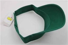 Masters Tournament Embroidered Yellow Logo Pine Green & Khaki Low Rider Visors  - New w/Tags