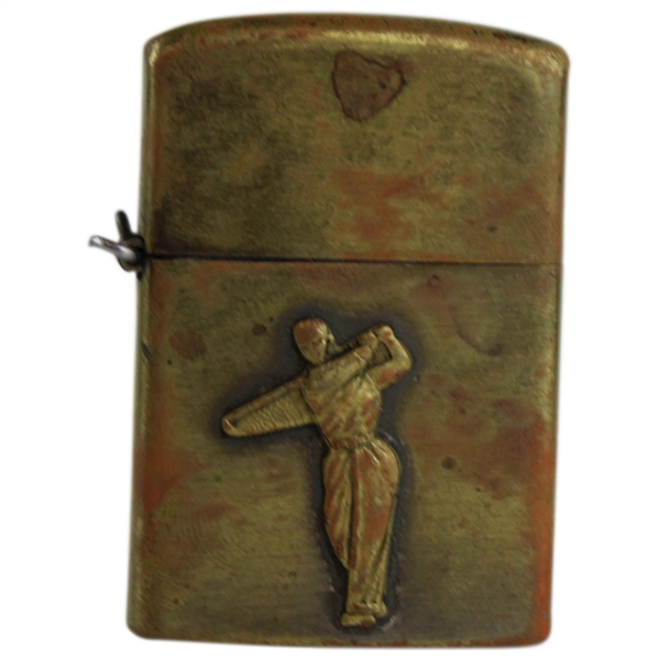 Vintage Post-Swing Gold Tone Craftsman Lighter