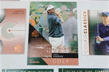 Thirteen (13) 2003 SP Authentic Cards (1) Salute To Champions, (2) Sign Of The Times, (5) Authentic Rookies & (5) Course Classics