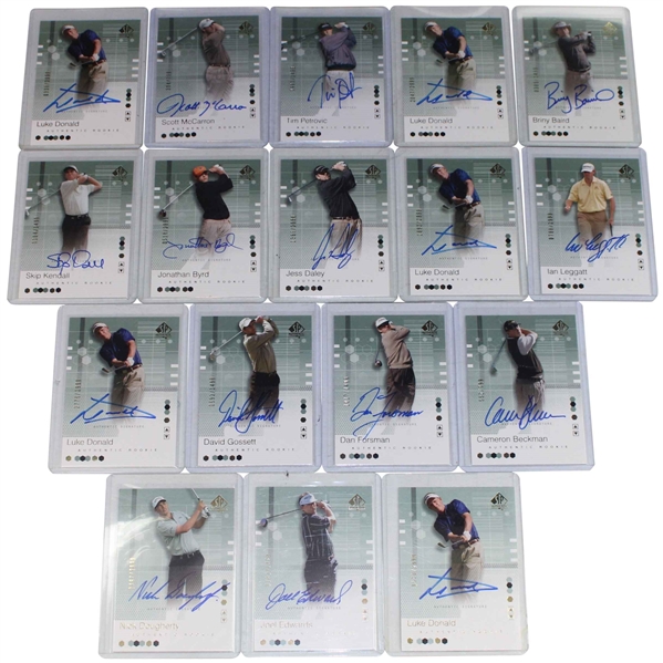 Seventeen (17) 2002 SP Authentic Authentic Rookie Cards