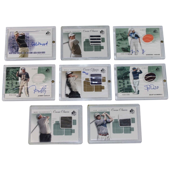 (1) Scorecard Signatures, (4) Course Classics & (3) First Tee Cards
