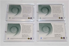 Eight (8) 2002 SP Authentic Front 9 Fabric Cards