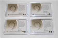 (2) 2002 Upper Deck Signature Swings & (6) Front 9 Fabric Cards
