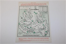 Two (2) 1963 Masters Tournament Saturday 3rd Round Pairing Sheets - Jack's First Masters Win