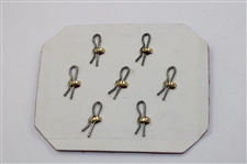 Seven (7) Ryder Cup Trophy Gold Tone Button Set