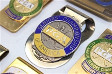 Nine (9) PGA Tournament Money Clips
