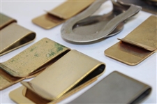 Nine (9) PGA Tournament Money Clips