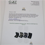 Three PGA Cup Matches Necklaces 1992, 1994(x2) & 2002 Ryder Cup Necklace