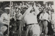 1954 Bobby Jones Composite Original Photo - Early Post-Swing & Later Golf Cart - December 29th