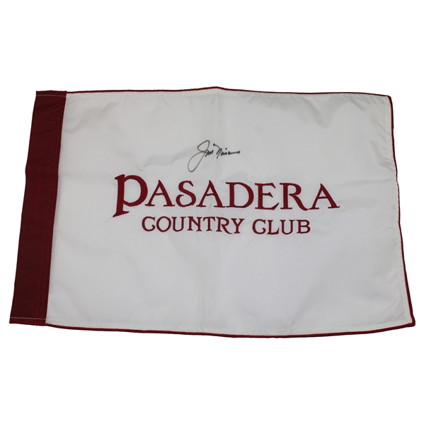 Jack Nicklaus Signed Pasadera CC Embroidered Flag JSA ALOA