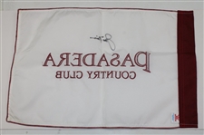 Jack Nicklaus Signed Pasadera CC Embroidered Flag JSA ALOA