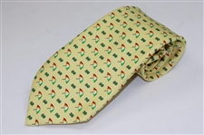 Arnold Palmer 80th Birthday Commemorative Vineyard Vines Yellow Silk Tie in Box