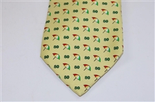 Arnold Palmer 80th Birthday Commemorative Vineyard Vines Yellow Silk Tie in Box