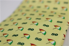 Arnold Palmer 80th Birthday Commemorative Vineyard Vines Yellow Silk Tie in Box