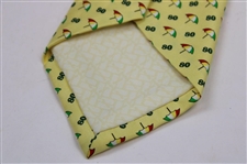 Arnold Palmer 80th Birthday Commemorative Vineyard Vines Yellow Silk Tie in Box