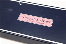 Arnold Palmer 80th Birthday Commemorative Vineyard Vines Yellow Silk Tie in Box