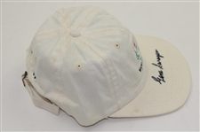 Gene Sarazen Signed Shell World Golf Village White Hat - Sarazen Collection JSA ALOA