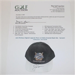 Jack Nicklaus Signed Legends West at Diablo Grande Black Hat - Sarazen Collection JSA ALOA
