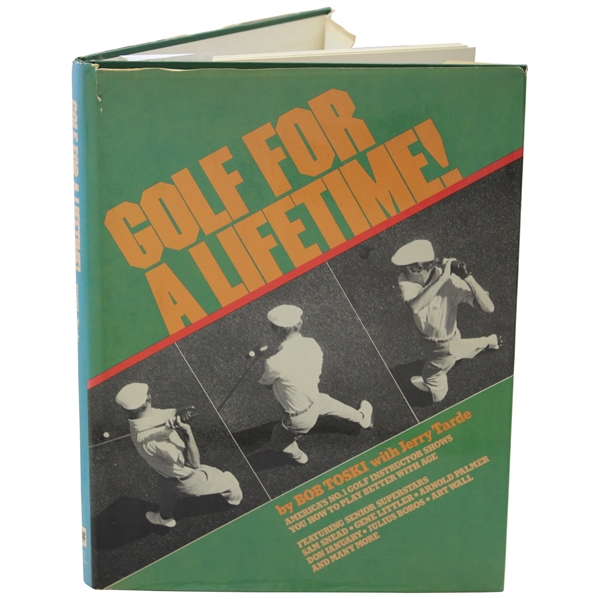 Gene Sarazen Signed 1981 1st Edition "Golf For A Lifetime" by Bob Toski - Sarazen Collection JSA ALOA