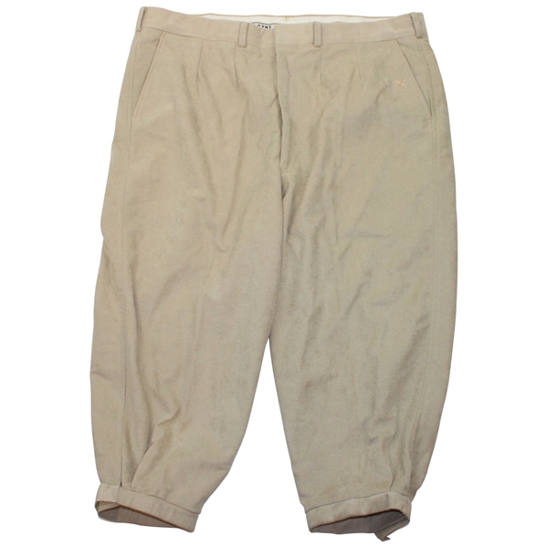 Gene Sarazens Personal Four Leaf Clover Di Fini Tan Pants