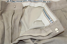 Gene Sarazen's Personal Four Leaf Clover Di Fini Tan Pants