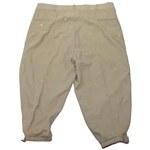 Gene Sarazen's Personal Four Leaf Clover Di Fini Tan Pants