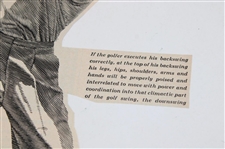 Ben Hogan Wire Photo, Time Article, And A. Ravielli Illustration