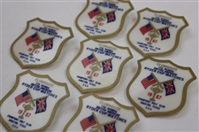 Seven (7) 1967 Ryder Cup at Champions Golf Club Clubhouse Badges