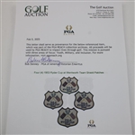 Four (4) 1953 Ryder Cup at Wentworth Team Shield Patches