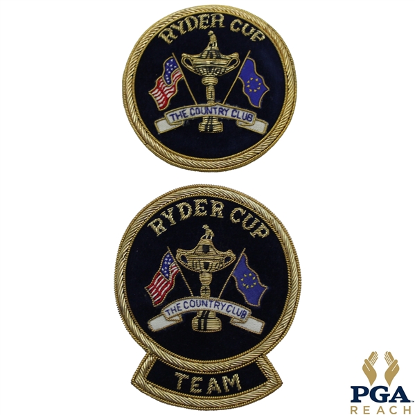 1999 Ryder Cup at The Country Club Coat Team Crest & Coat Crest