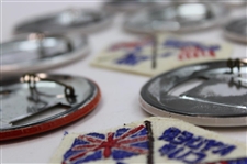 Ten (10) 1959 Ryder Cup at Eldorado Badges, Three (3) Patches & One (1) Red Badge