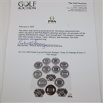 Ten (10) 1959 Ryder Cup at Eldorado Badges, Three (3) Patches & One (1) Red Badge