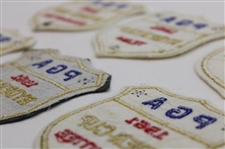Four (4) 1961 Ryder Cup at Royal Lytham & St. Annes Team Patches & (2) Committee Patches