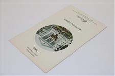 1979 Ryder Cup at The Greenbrier Welcome Dinner Menu