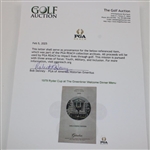 1979 Ryder Cup at The Greenbrier Welcome Dinner Menu
